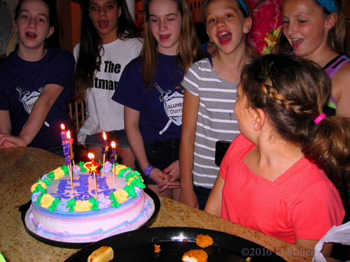 Sami Is So Delighted Having Her Friends Sing Happy Birthday To Her. Sami Is So Delighted Having Her Friends Sing Happy Birthday To Her.