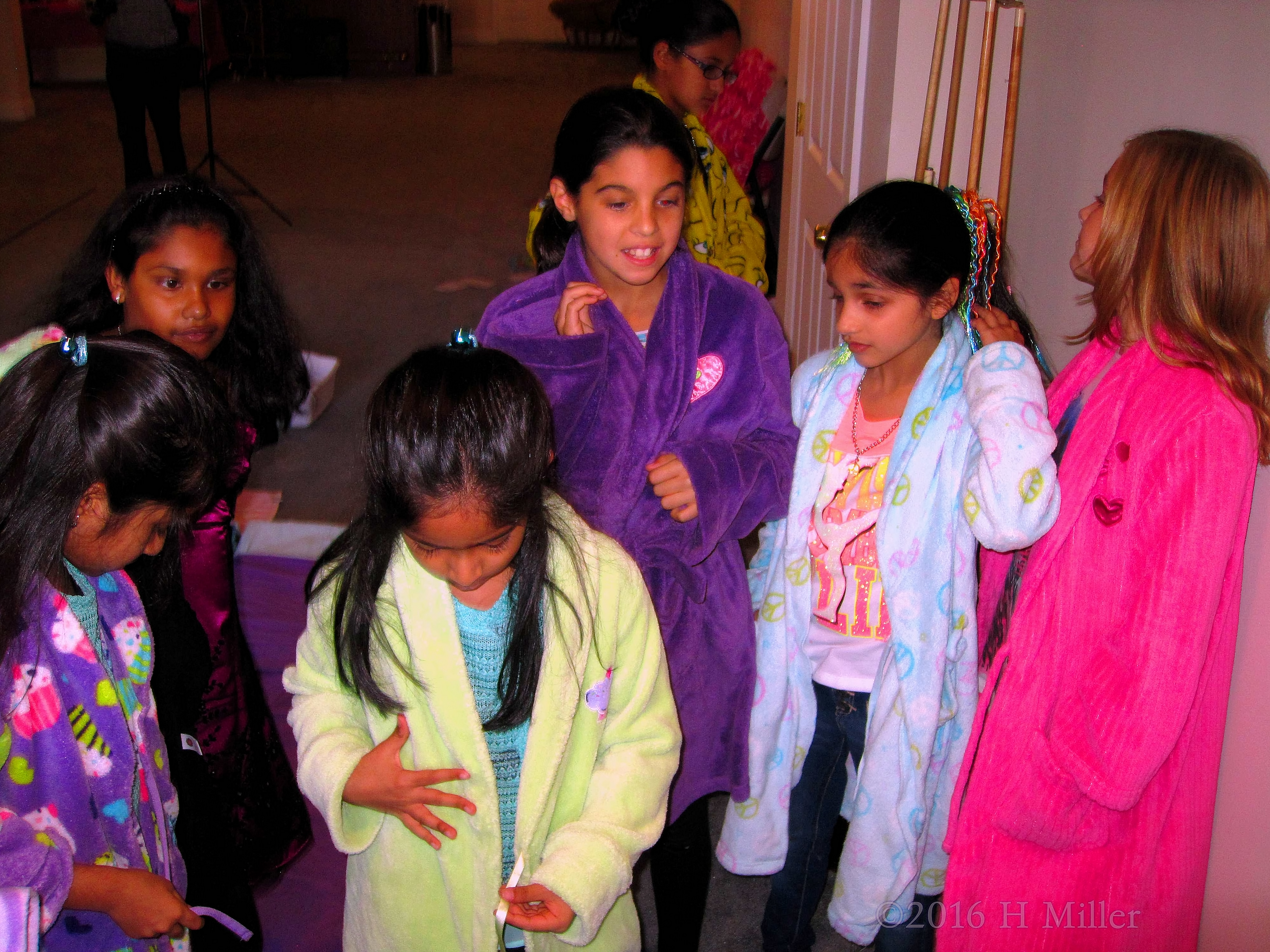 Getting Their Spa Robes Getting Their Spa Robes