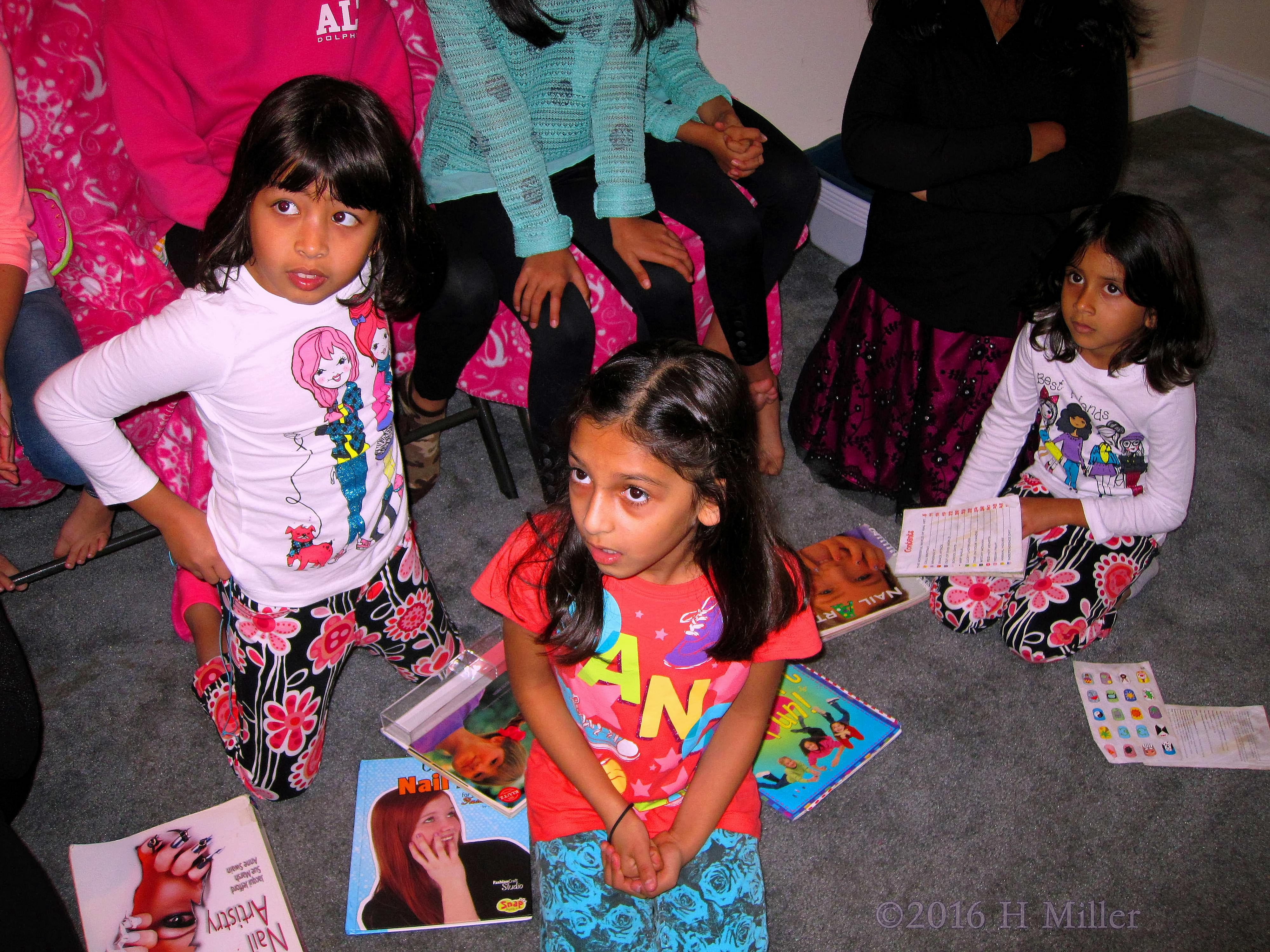 Hanging Out Before The Girls Spa Party Hanging Out Before The Girls Spa Party