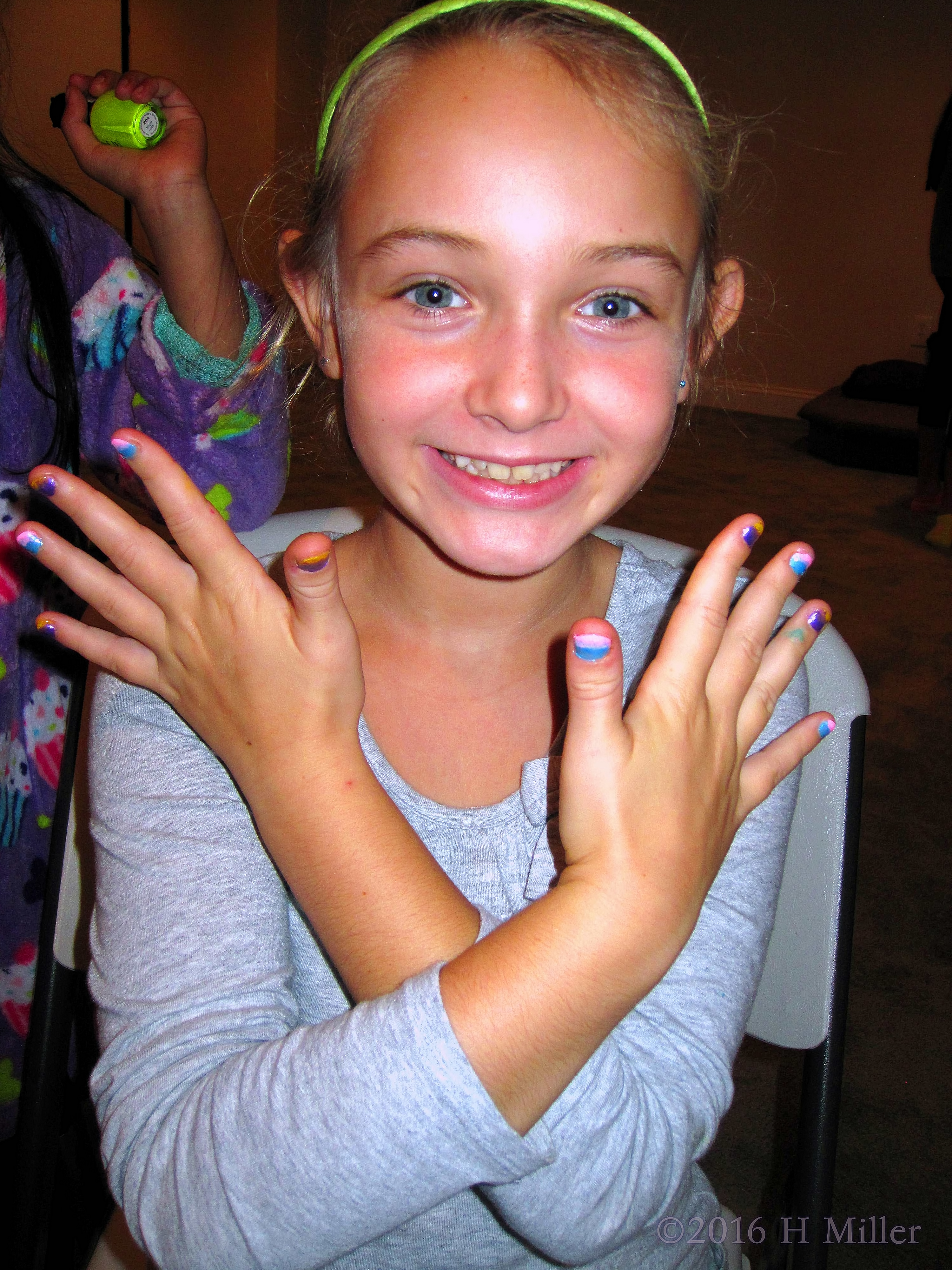 She's Loving Her New Home Girls Spa Manicure! She's Loving Her New Home Girls Spa Manicure!
