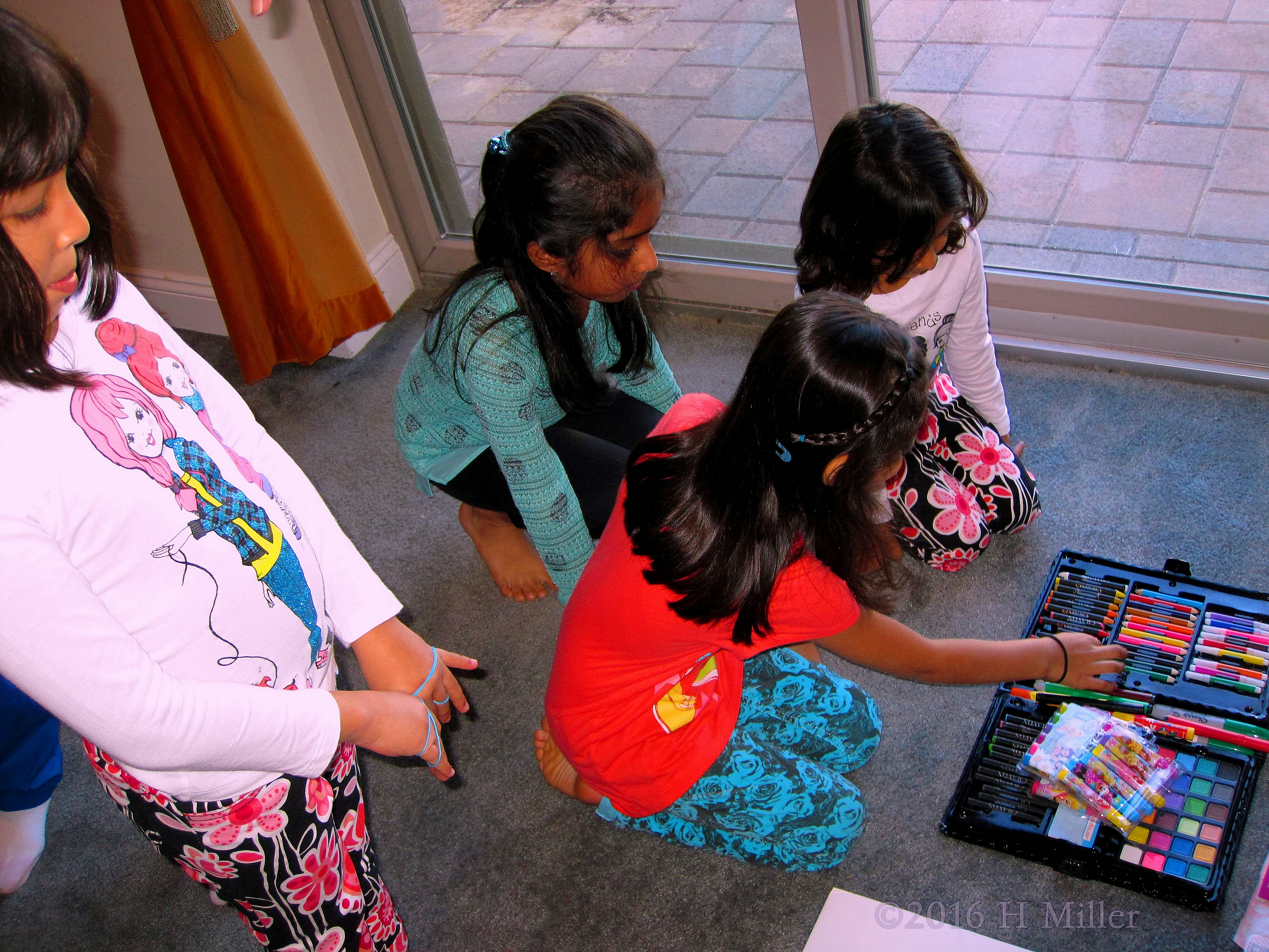 Working On The Birthday Card Working On The Birthday Card