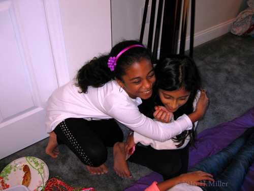 Hanging Out During The Spa Party Hanging Out During The Spa Party