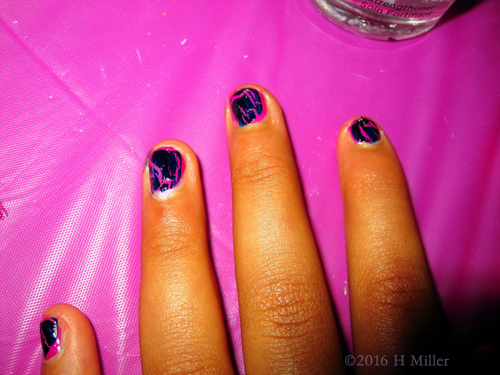 Pink Crackle Mini Mani Pink Crackle Mini Mani