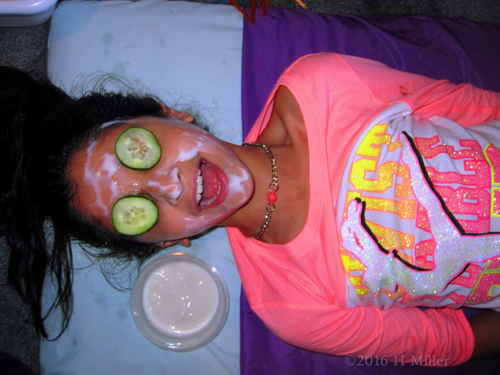 Smiling Huge During Facials Smiling Huge During Facials