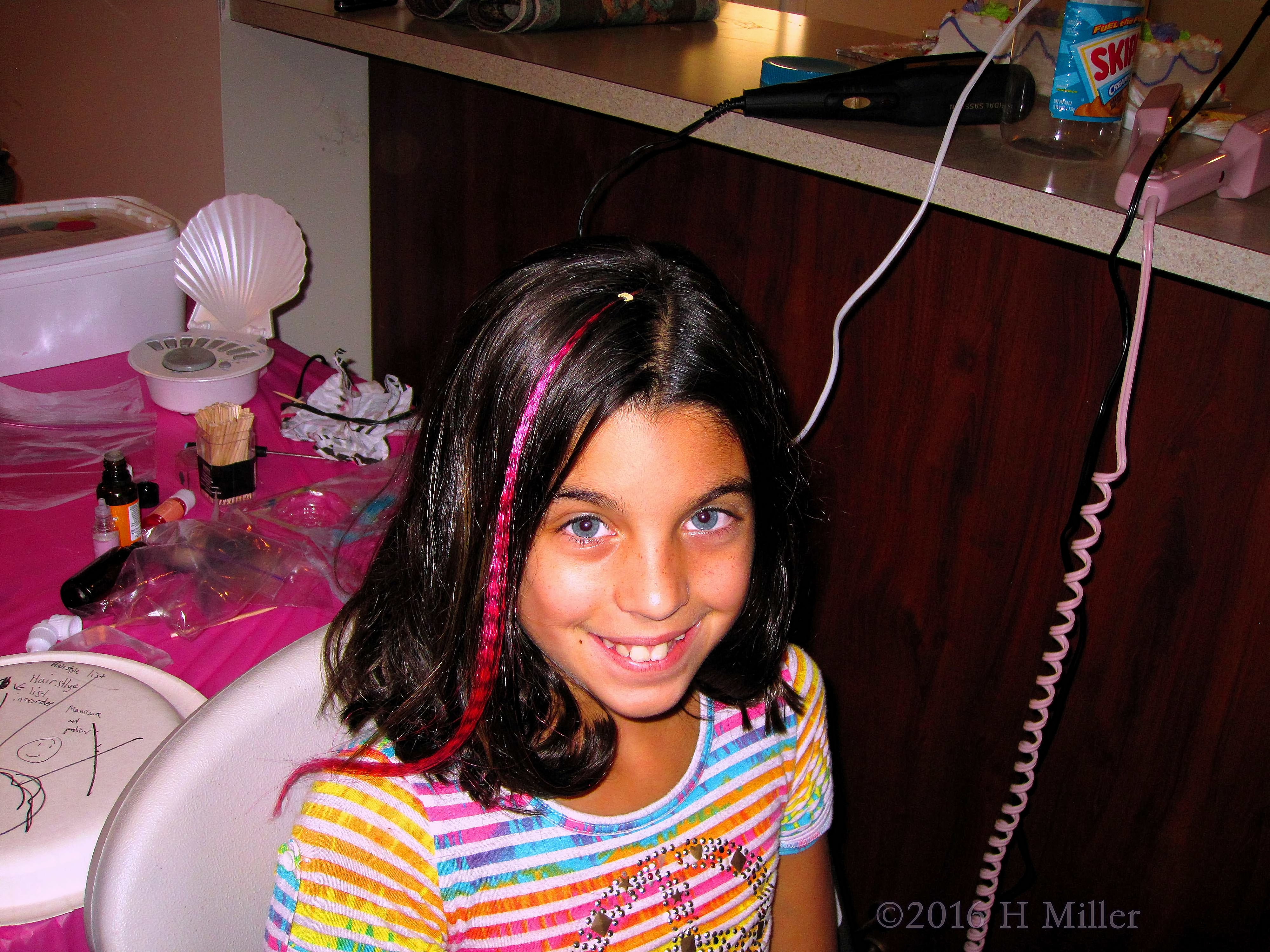 Bright Pink Hair Extension Bright Pink Hair Extension