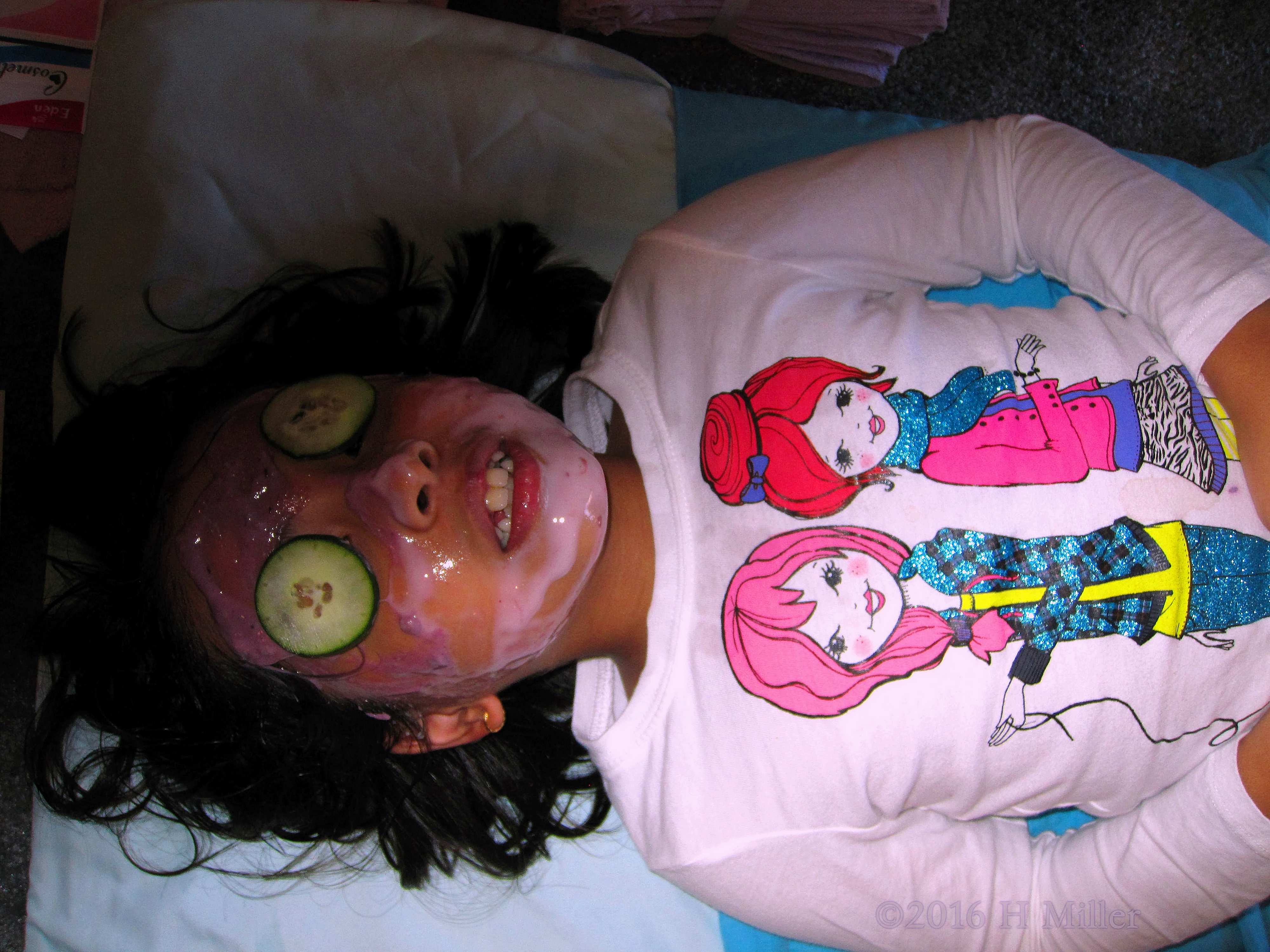 Relaxing In A Strawberry Facial Relaxing In A Strawberry Facial