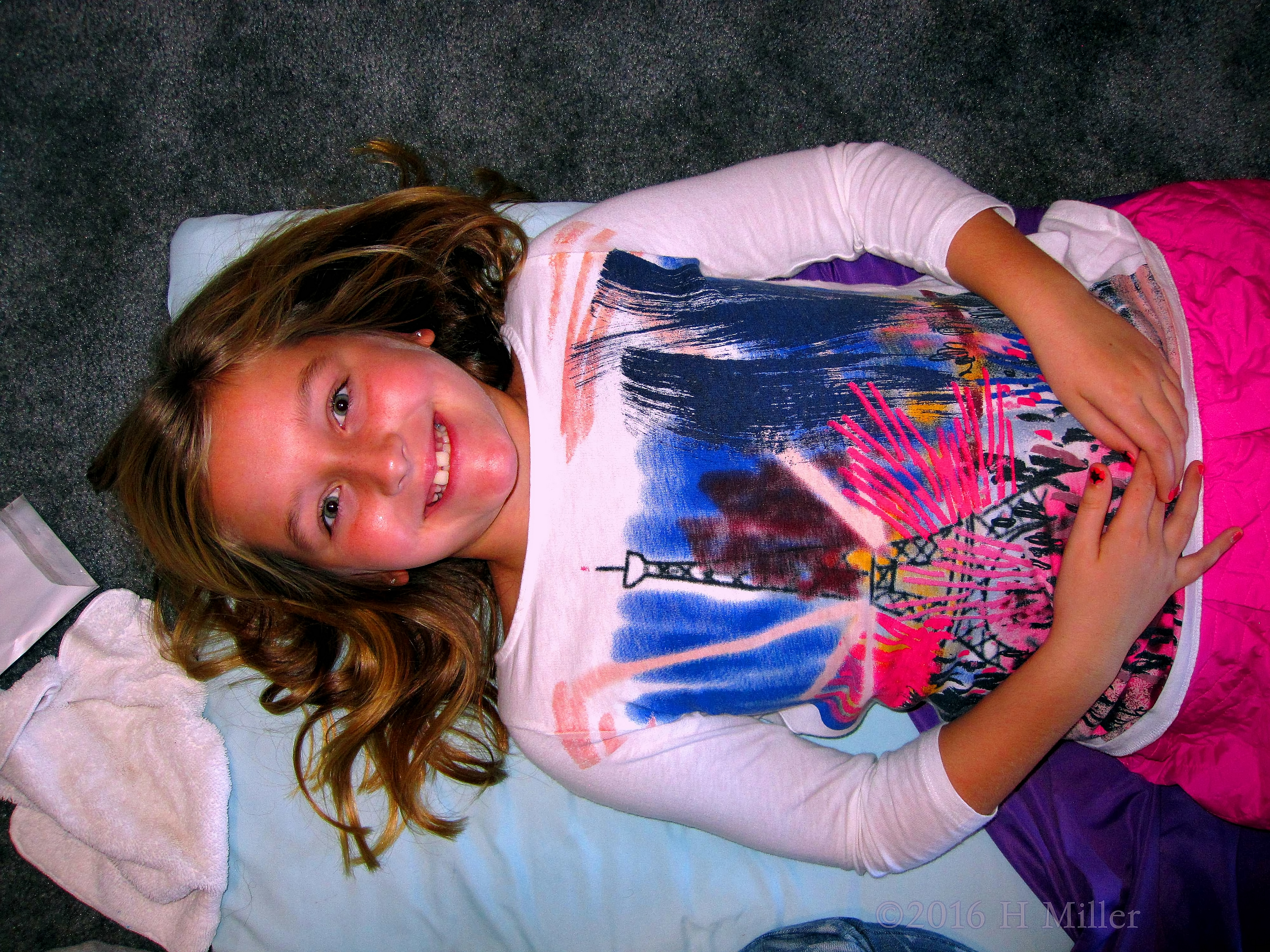 She's Excited For Her Home Girls Spa Treatment! She's Excited For Her Home Girls Spa Treatment!