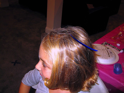 Blue Hair Extension At The Spa Blue Hair Extension At The Spa