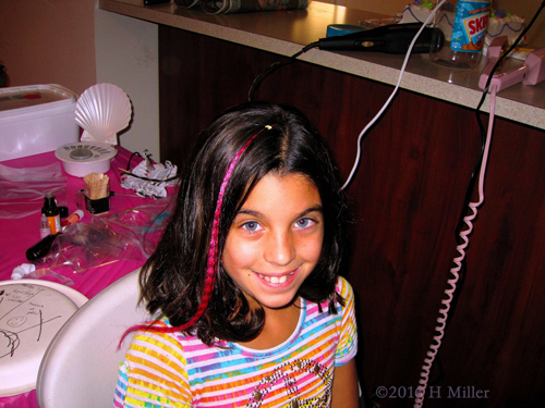 Bright Pink Hair Extension Bright Pink Hair Extension