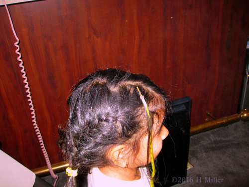 Cute French Pigtail Princess Anne Braids At The Home Kids Spa