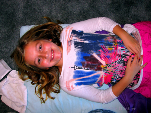 She's Excited For Her Home Girls Spa Treatment! She's Excited For Her Home Girls Spa Treatment!