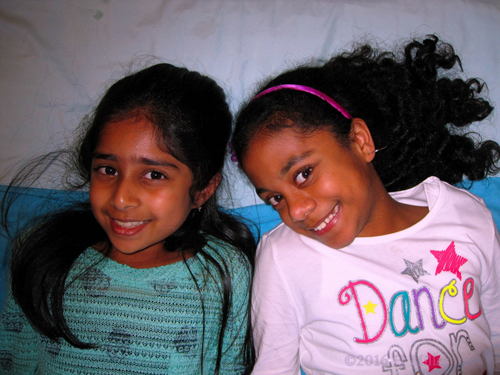 Smiling Before Facials With Friends Smiling Before Facials With Friends