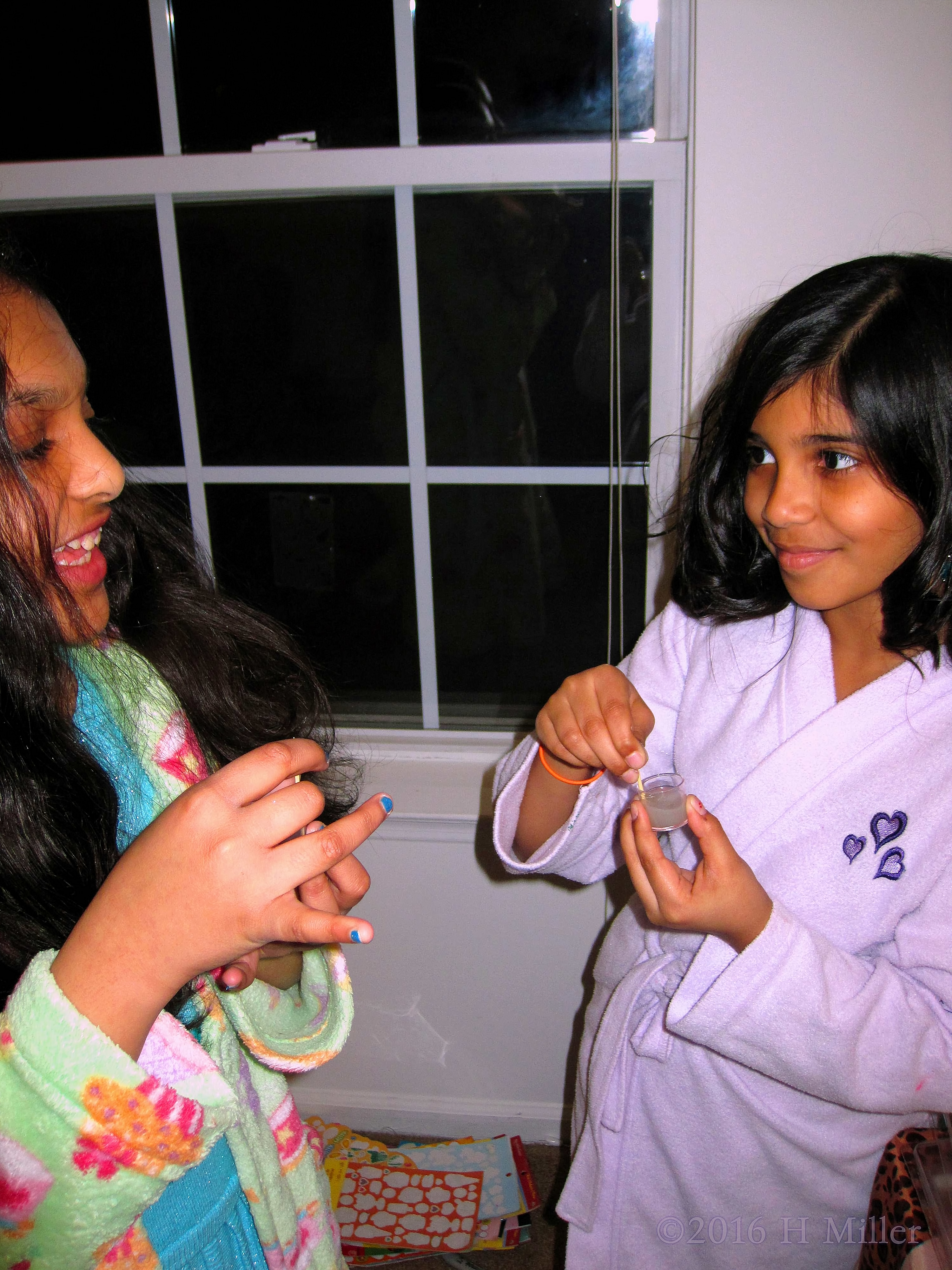 Stirring The Lip Balm Craft At Sanjana's Spa Birthday Party! Stirring The Lip Balm Craft At Sanjana's Spa Birthday Party!