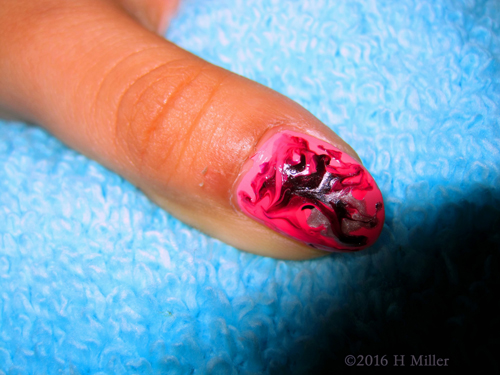 Kids Nail Art. Marbling. Does This Resemble A Dancing Person To You Too!! Kids Nail Art. Marbling. Does This Resemble A Dancing Person To You Too!!