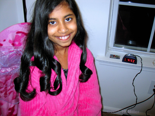 The Birthday Girl With Curls. The Birthday Girl With Curls.