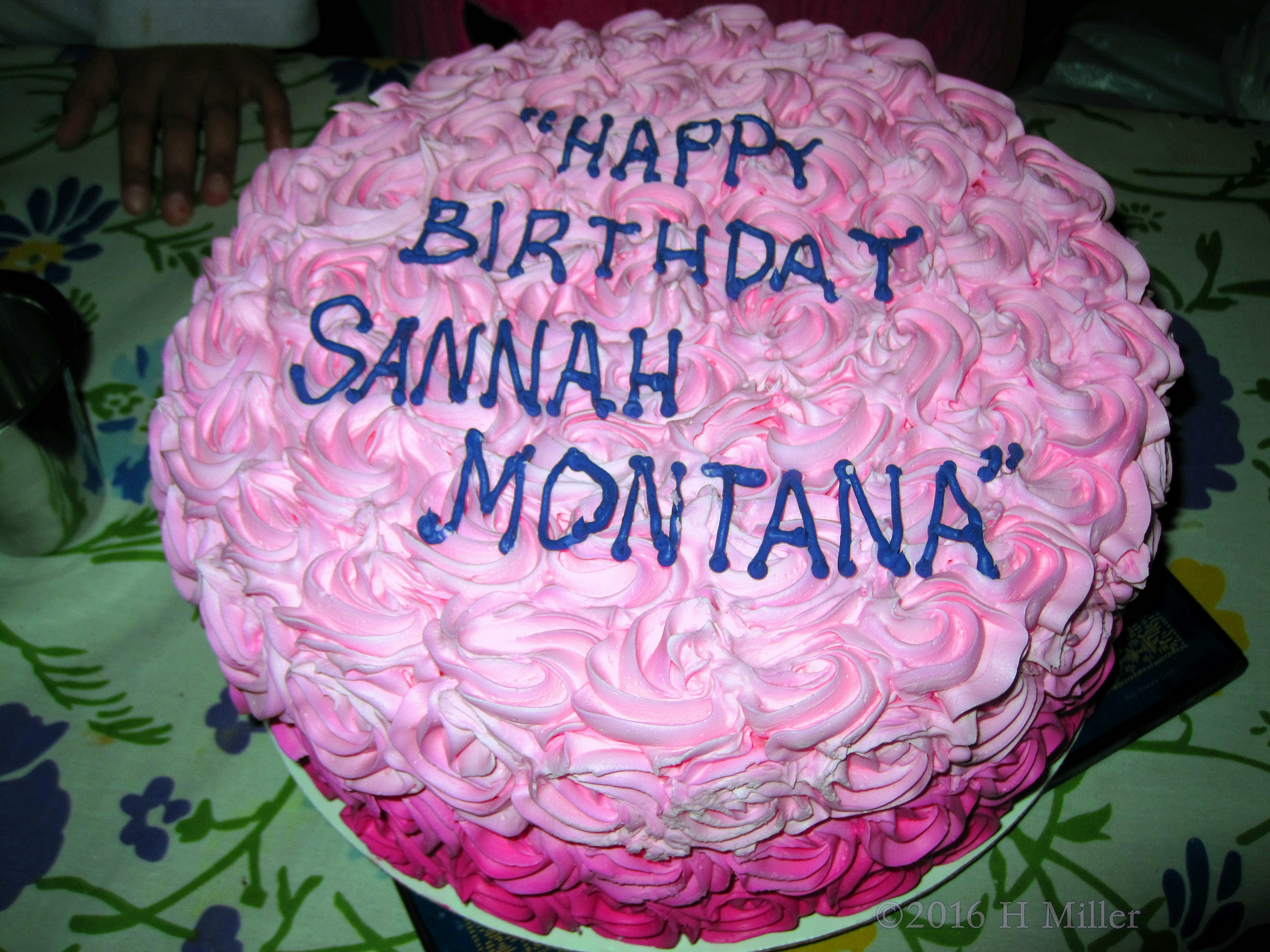 Happy Spa Birthday Sannah Montana!