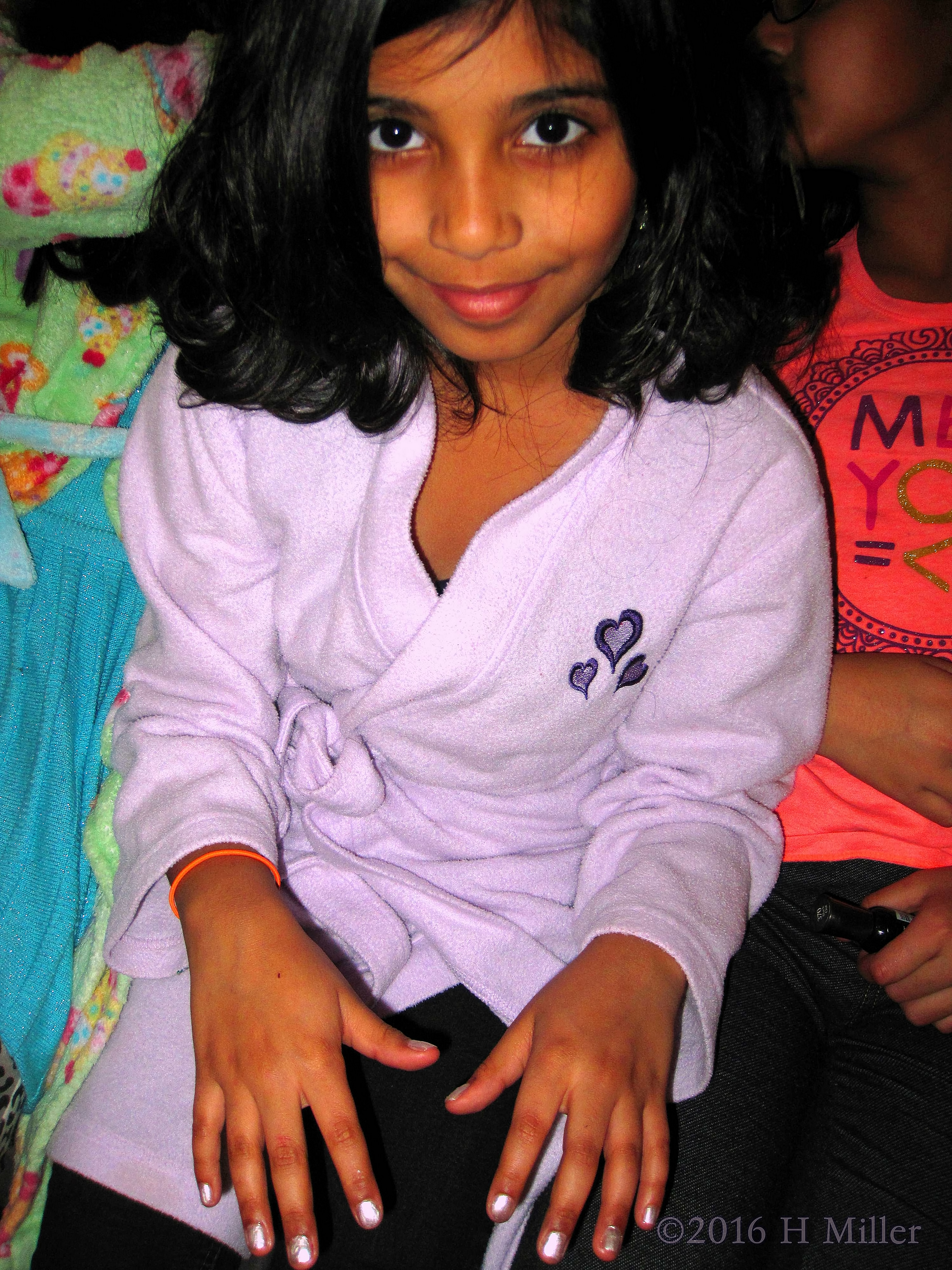 Silver Mani! Enjoying The Spa Party. Silver Mani! Enjoying The Spa Party.