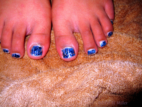 Amazing Shatter Effect! Kids Pedicure Party! Amazing Shatter Effect! Kids Pedicure Party!