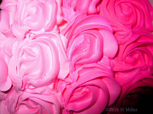 PINK Frosting On The Spa Birthday Party Cake For Sanjana