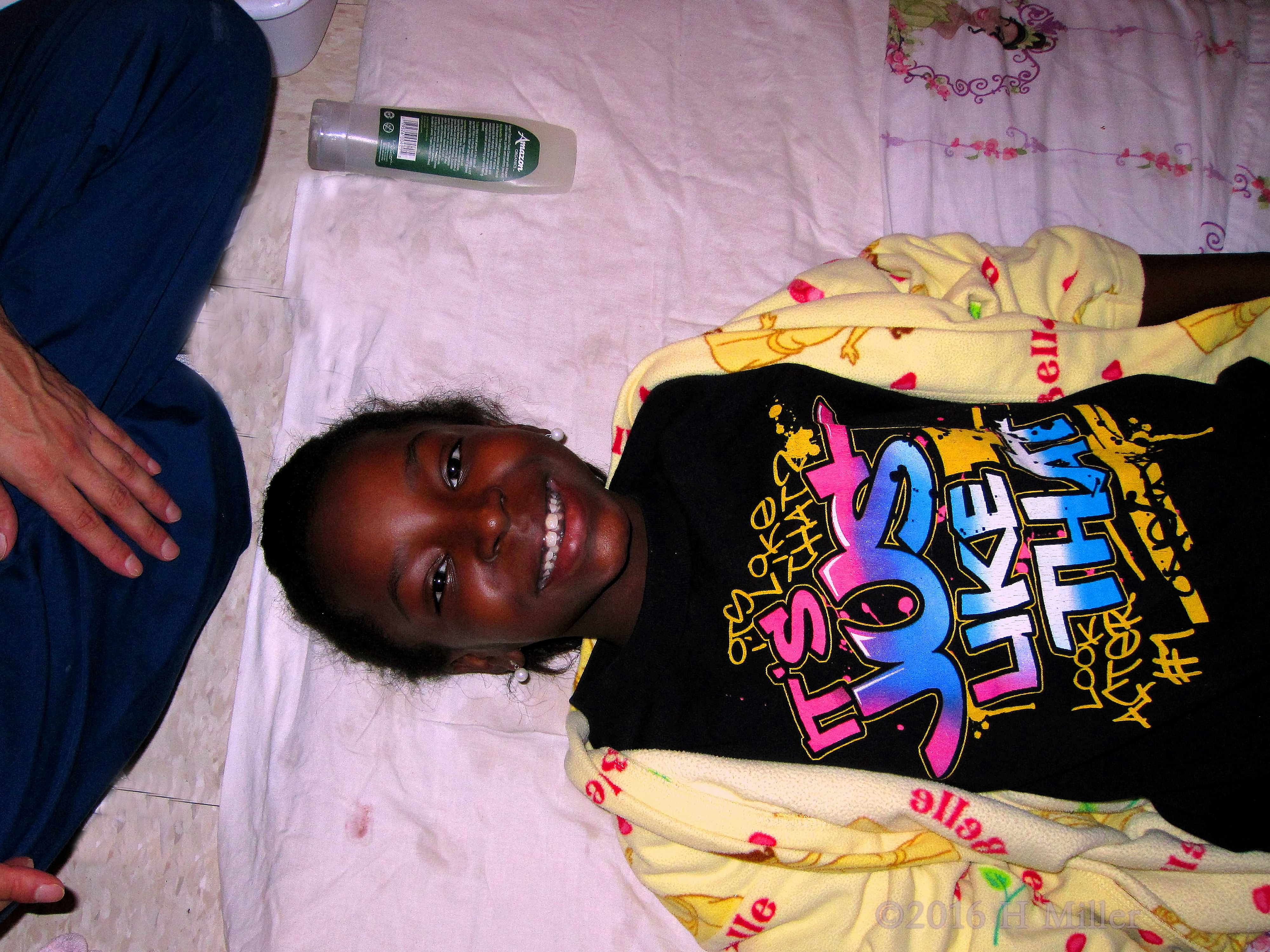 She's Excited For Her Kids Facial! She's Excited For Her Kids Facial!