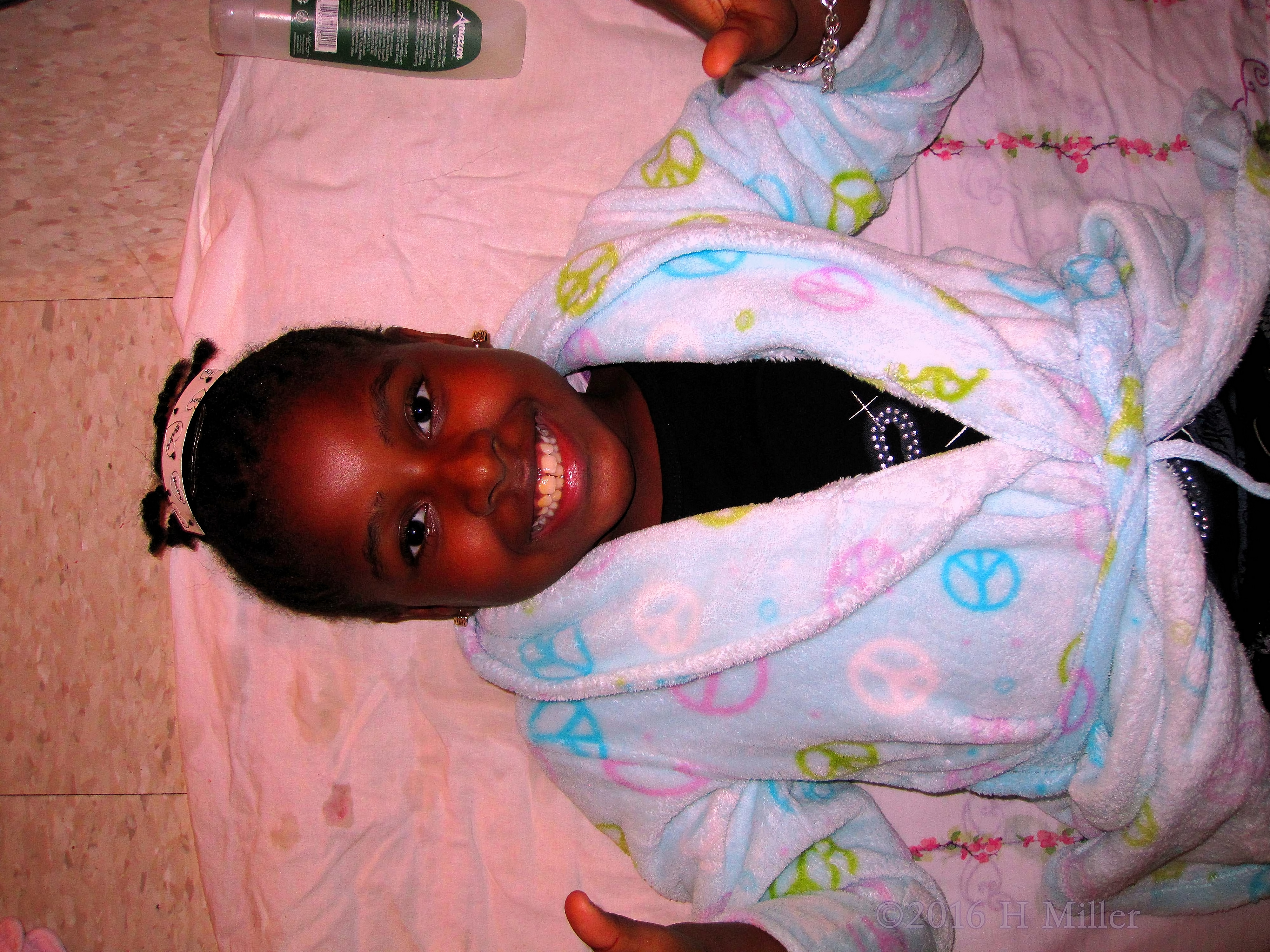 She's Ready For Her Kids Facial! She's Ready For Her Kids Facial!