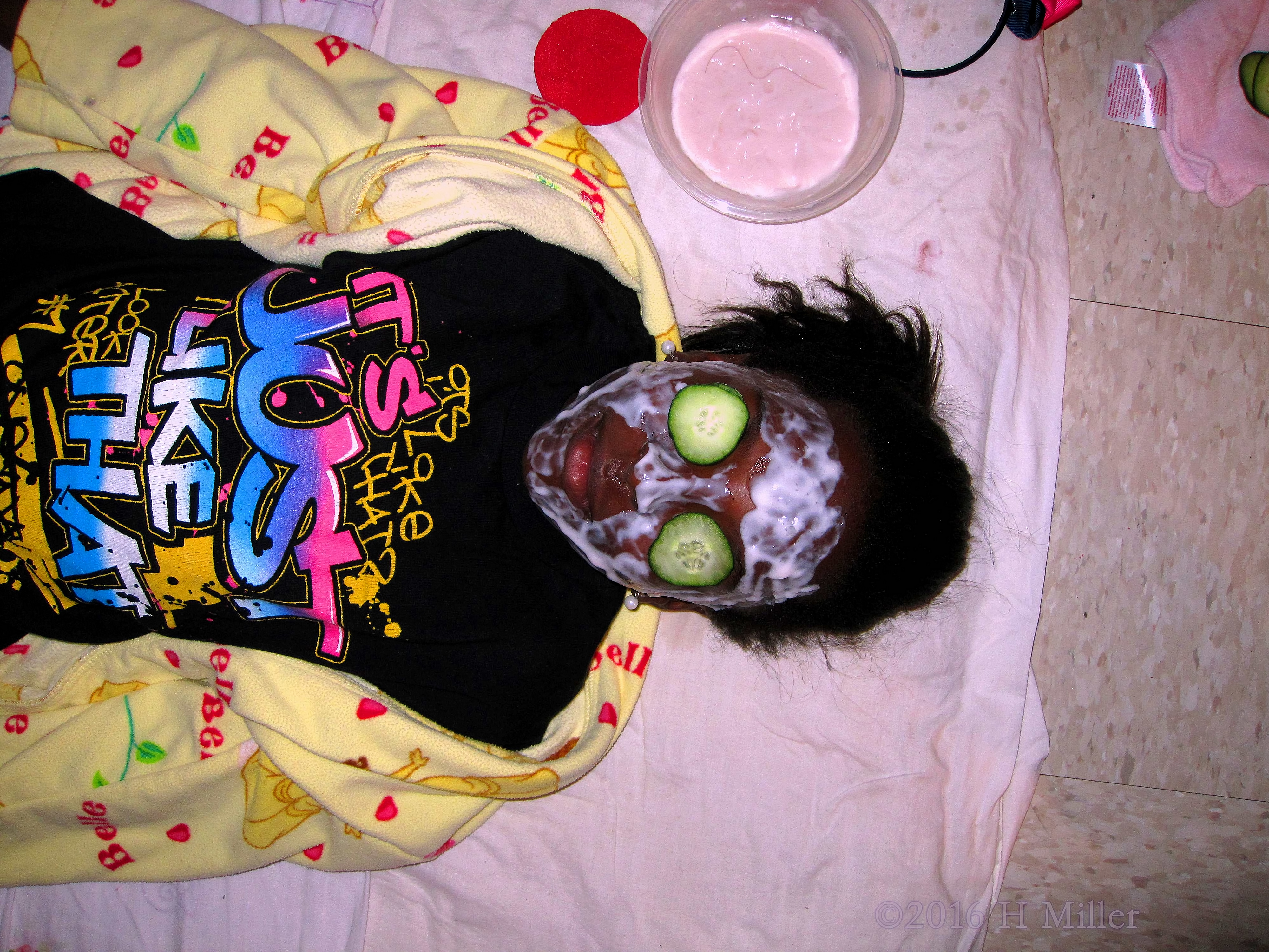 Smiling Wide In A Homemade Vanilla Face Mask Smiling Wide In A Homemade Vanilla Face Mask