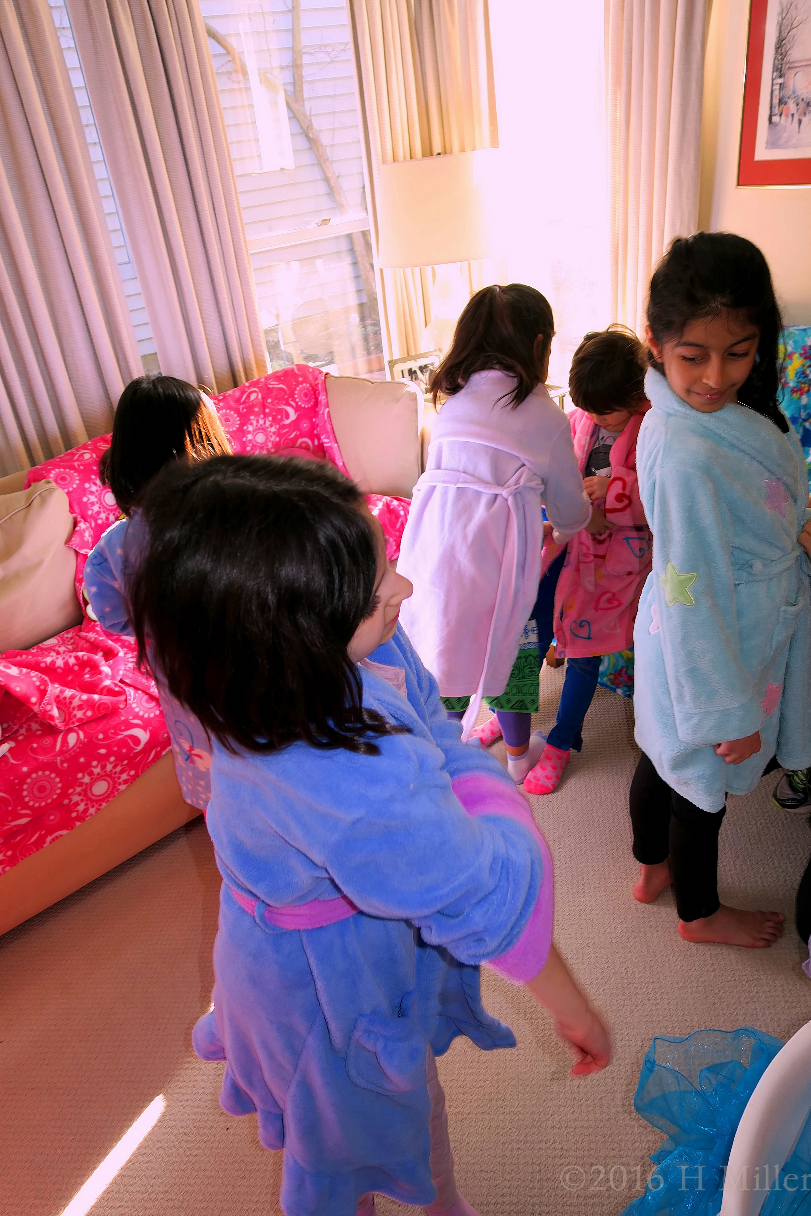 Checking Out Each Other's Kids Robe Choices Checking Out Each Other's Kids Robe Choices