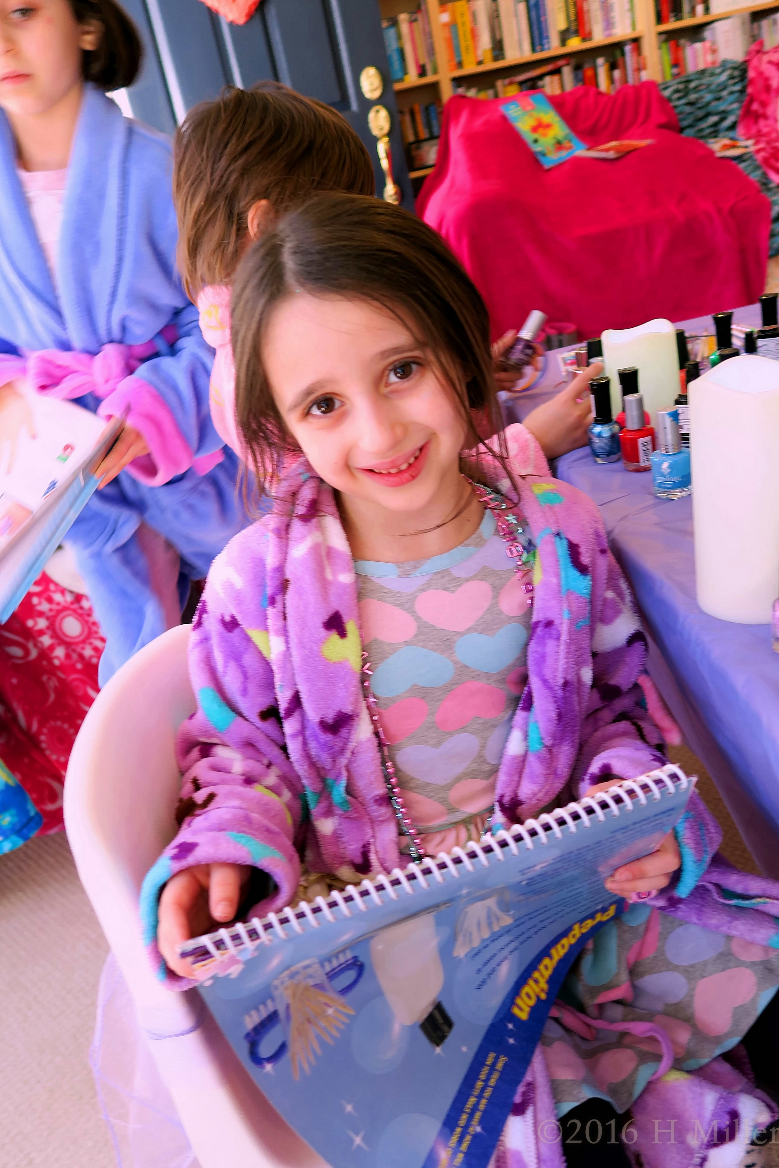 Happy About Her Kids Manicure Happy About Her Kids Manicure