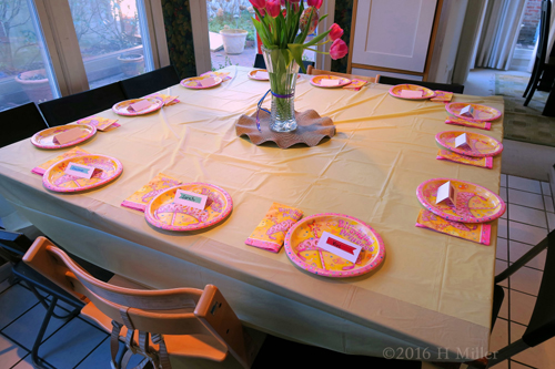 What A Cute Girls Spa Table Setu What A Cute Girls Spa Table Setu