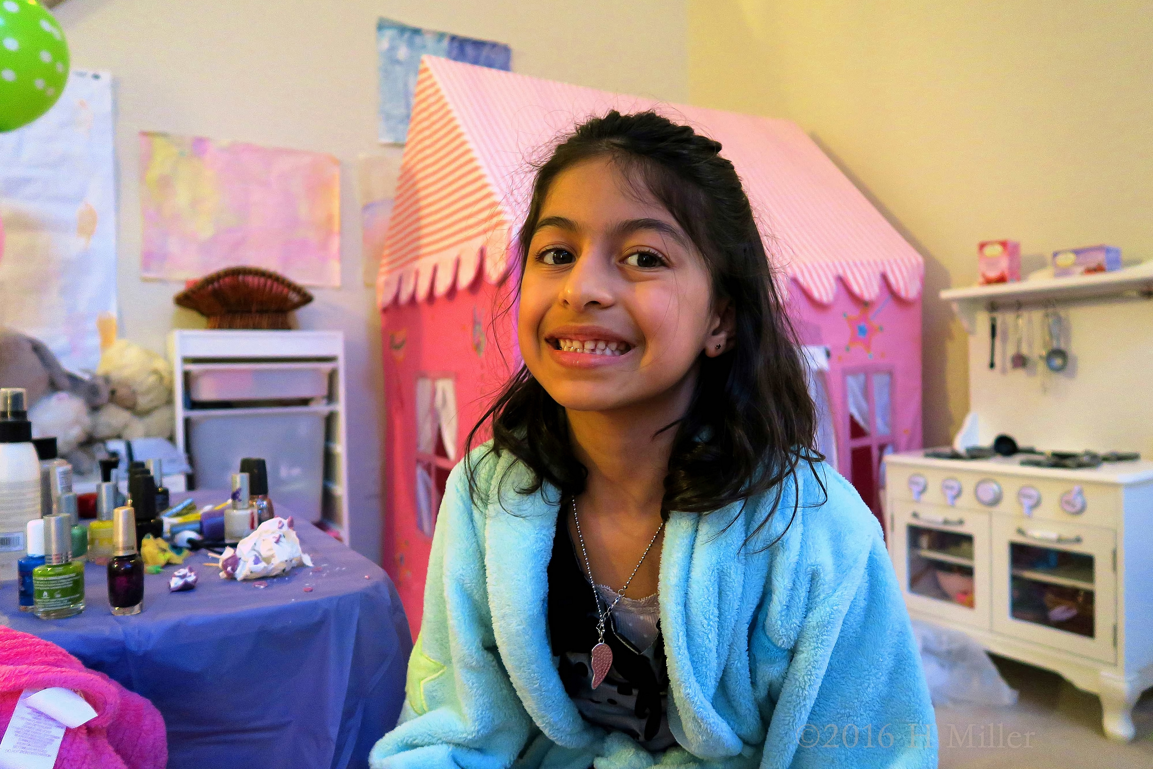 A Big Kids Spa Party Smile! A Big Kids Spa Party Smile!