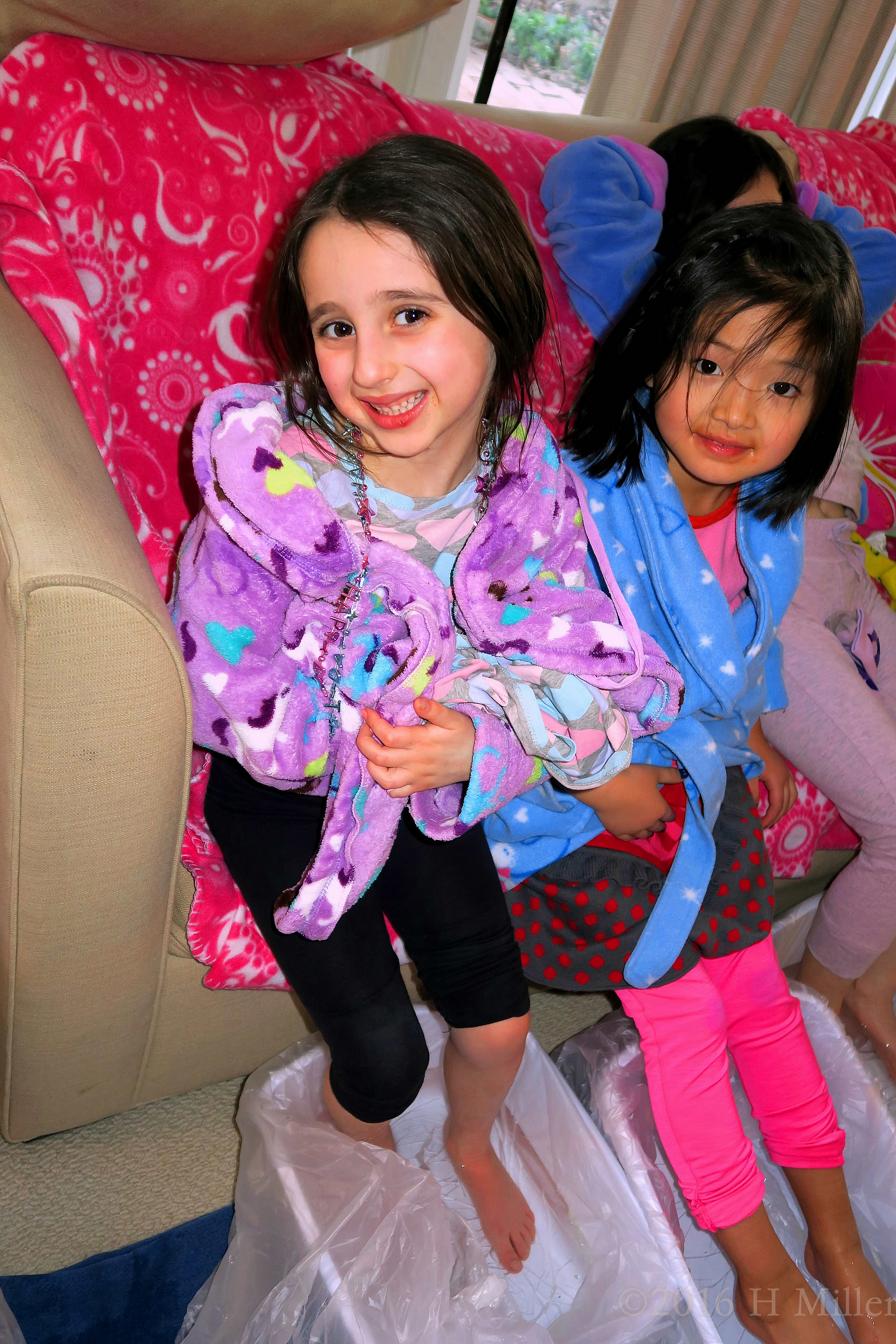 Sarah At Her Spa Birthday Party Looking And Feeling Happy! Sarah At Her Spa Birthday Party Looking And Feeling Happy!