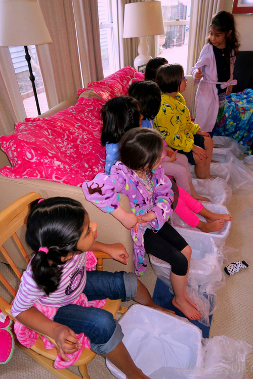 Telling A Story During Kids Pedicures