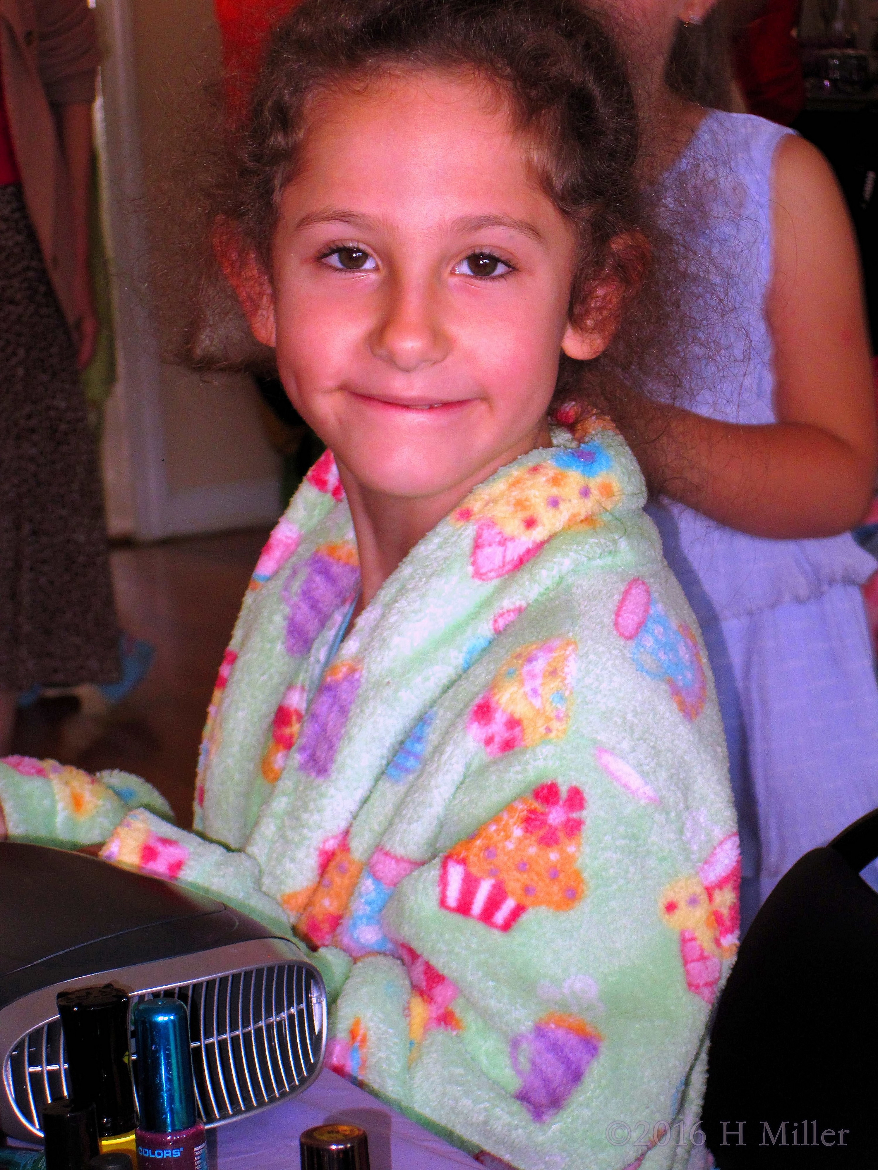 Smiling During Mini Manis Smiling During Mini Manis