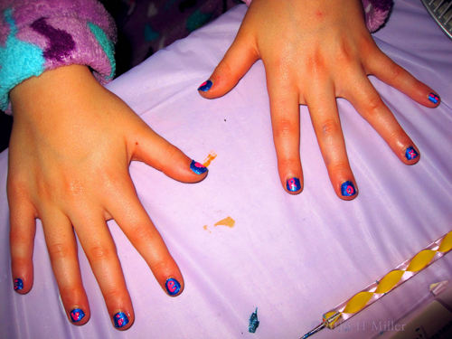 Home Kids Spa Pink And Blue Mini Manicure