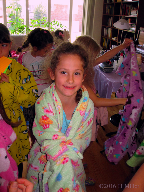 She Looks Happy In Her Spa Robe! She Looks Happy In Her Spa Robe!