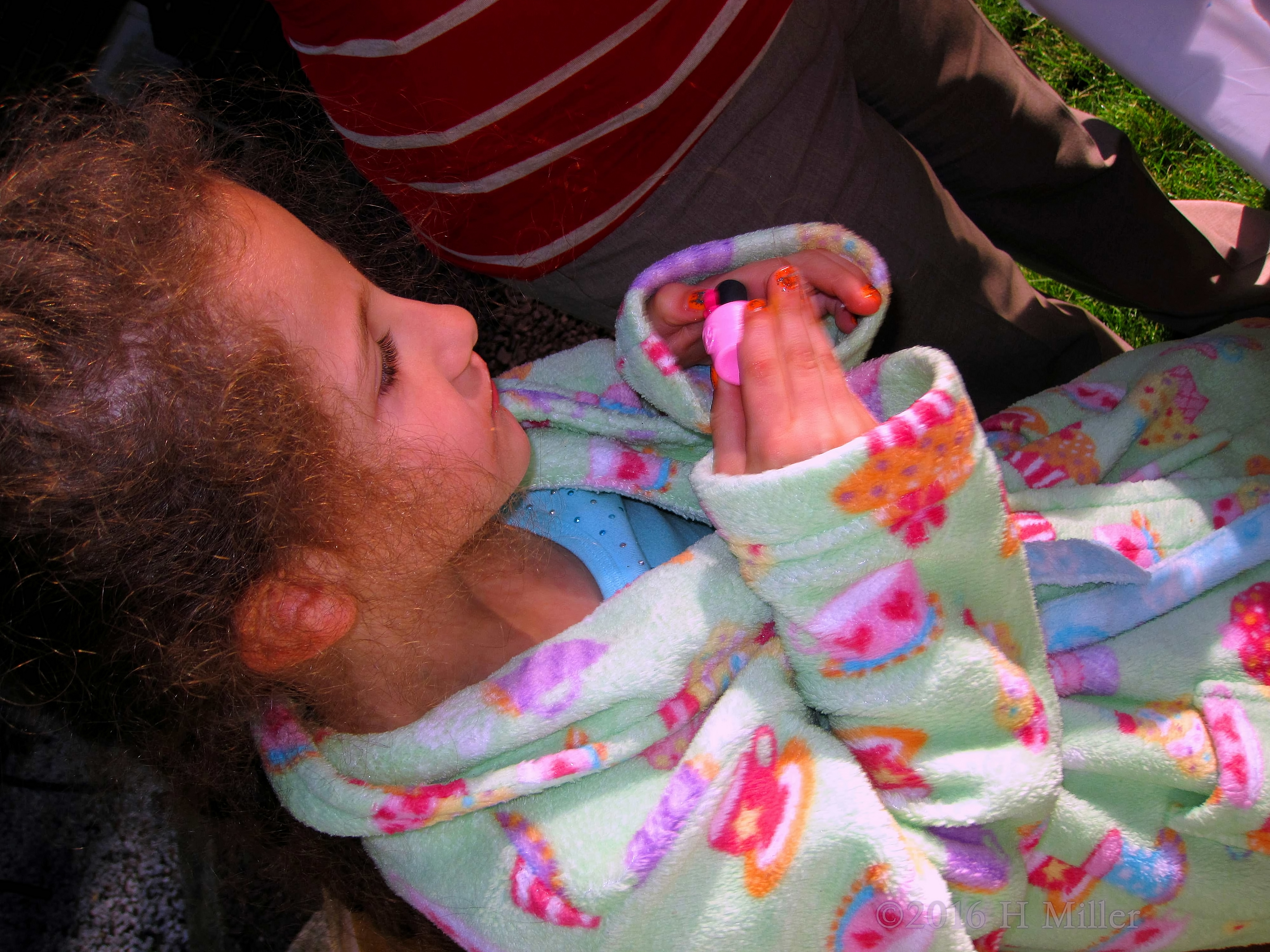 Enjoying Her Cake Decorations Enjoying Her Cake Decorations
