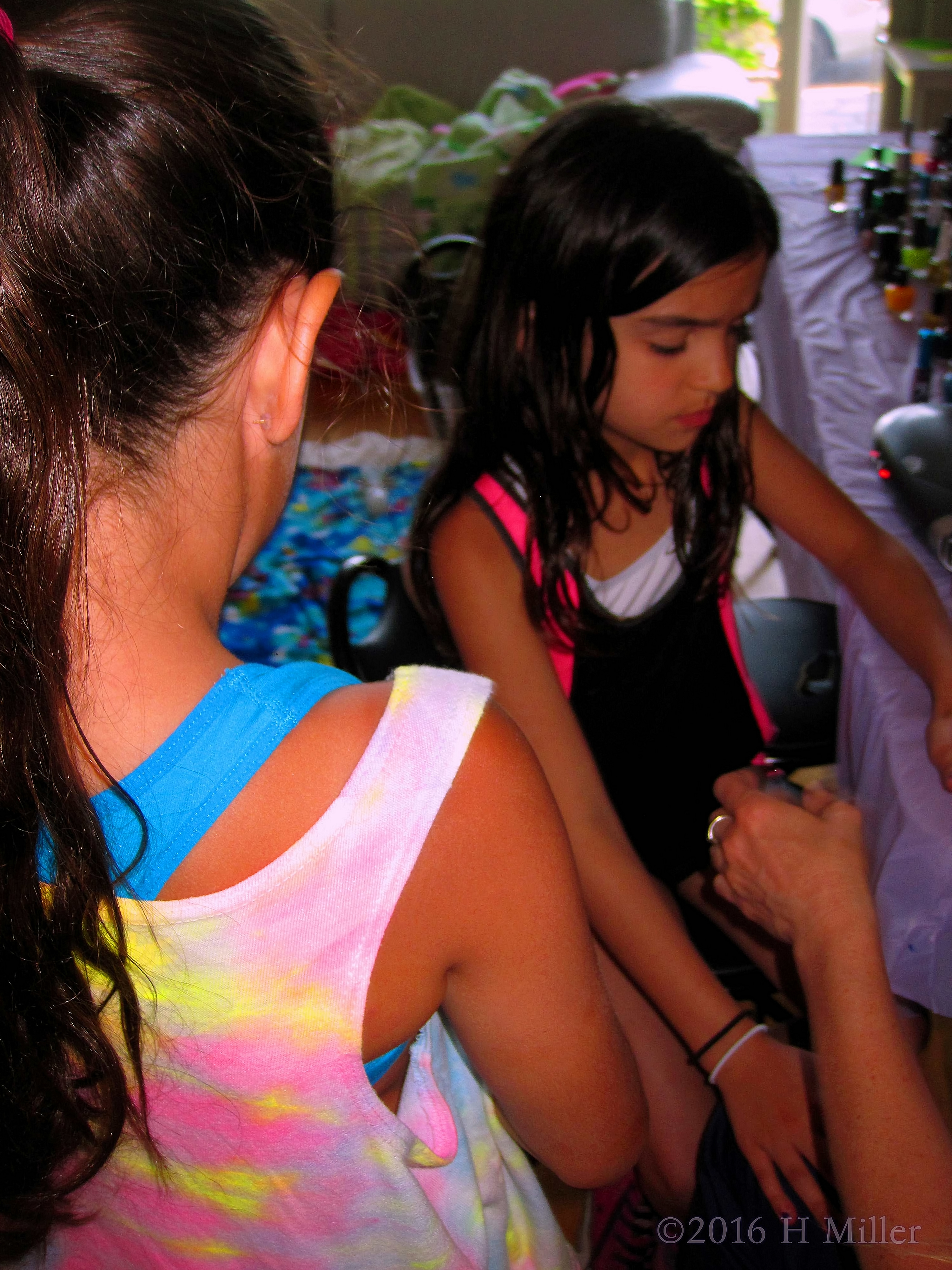 Hanging Out During The At Home Spa Party Hanging Out During The At Home Spa Party