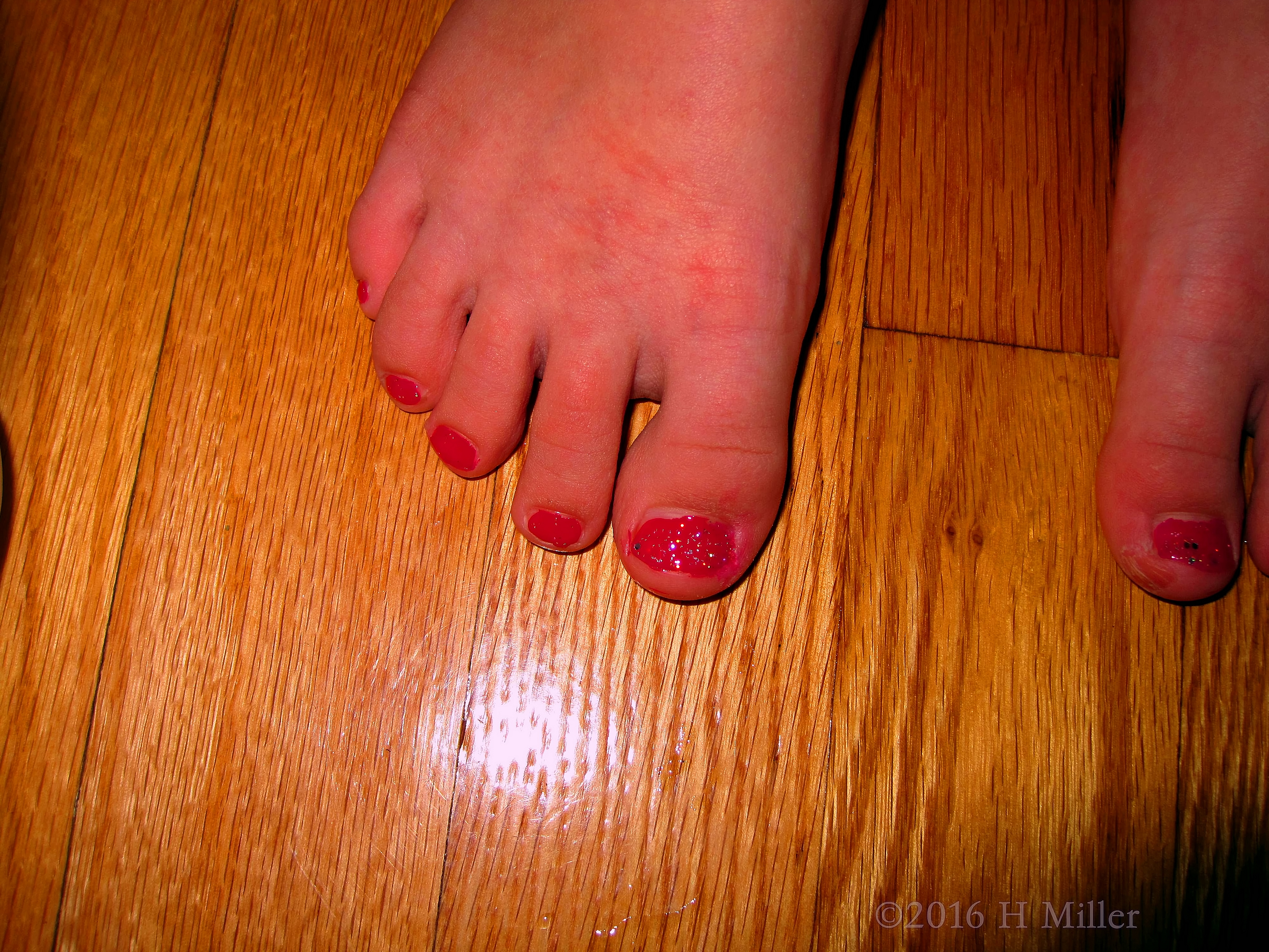 Pretty Pink Pedicure 