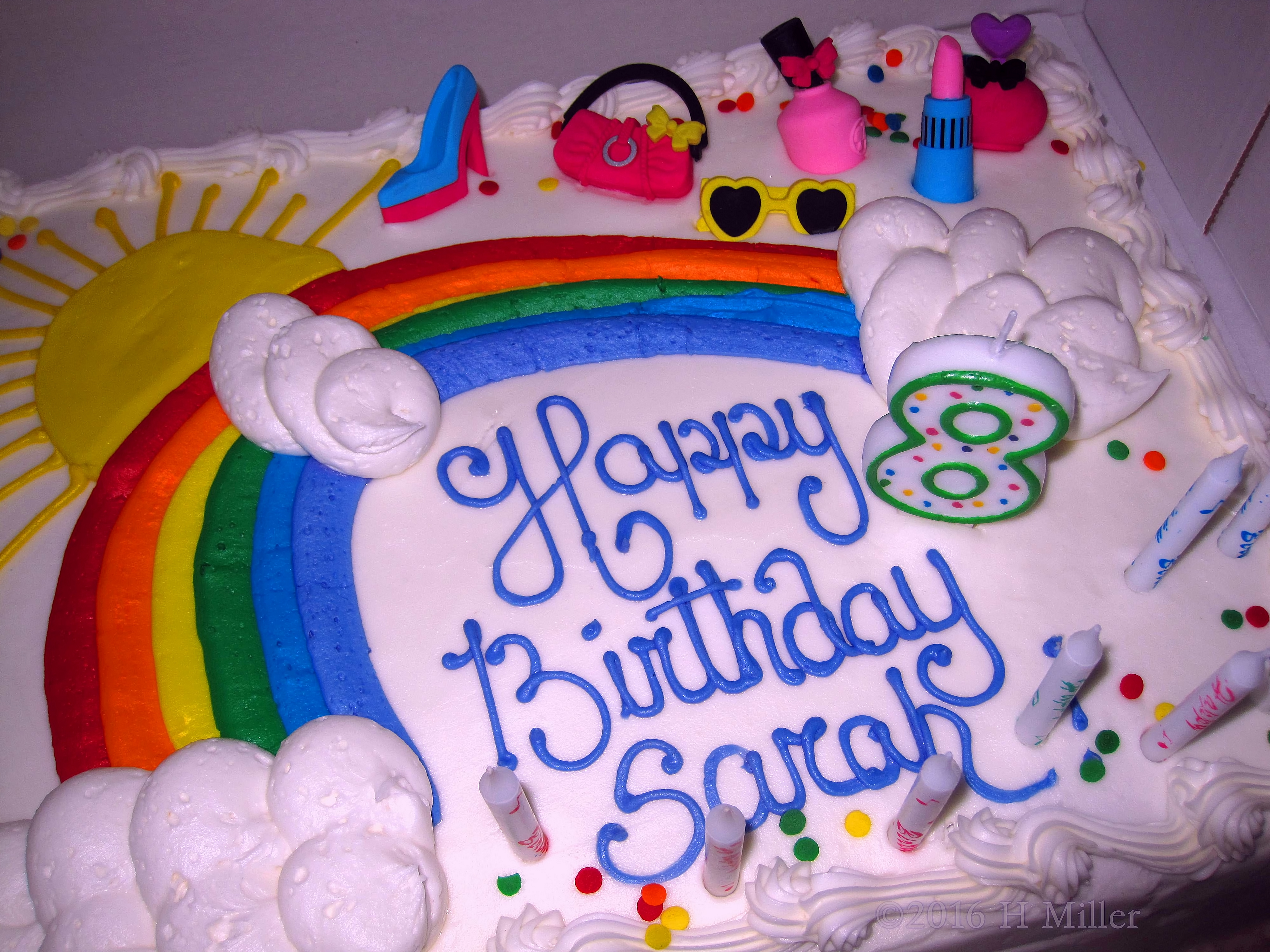 Sarah's Spa Birthday Cake 