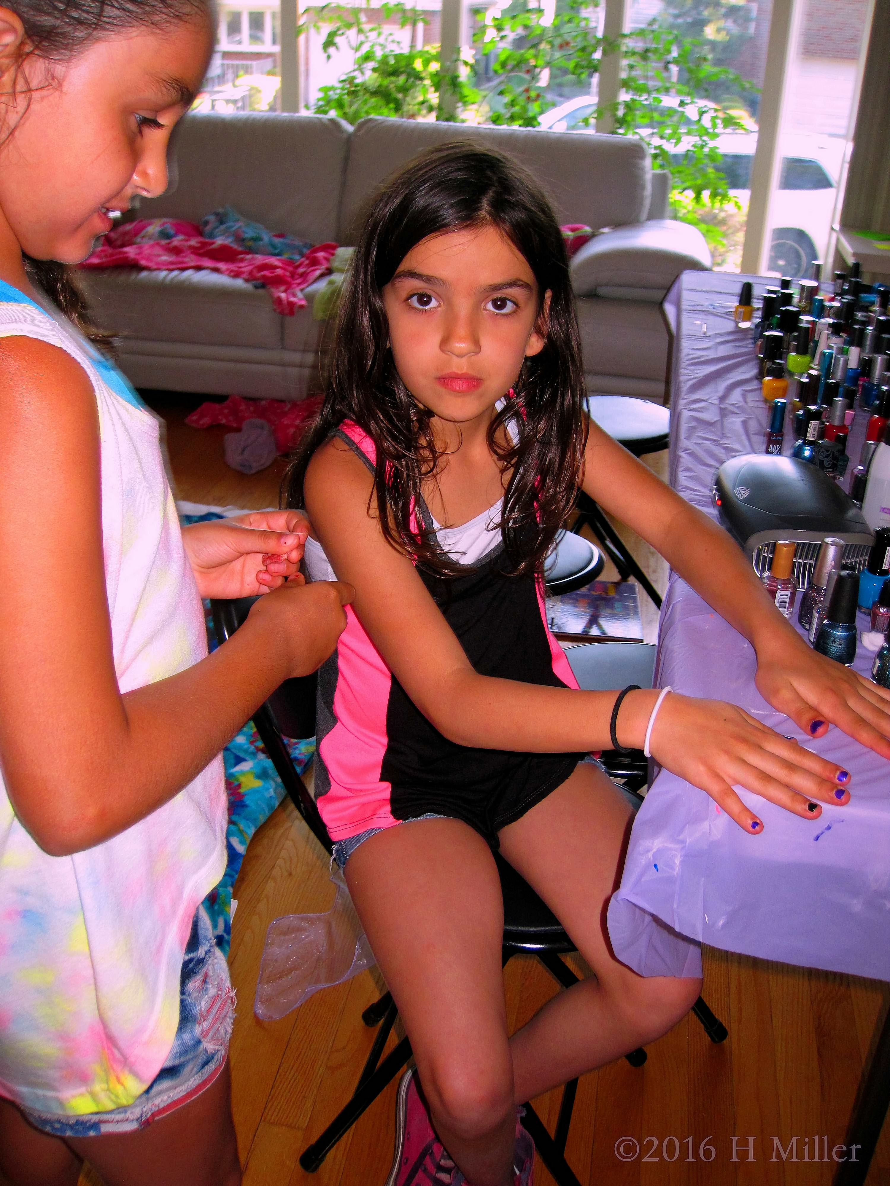 Waiting For Her Manicure To Dry A Little Waiting For Her Manicure To Dry A Little