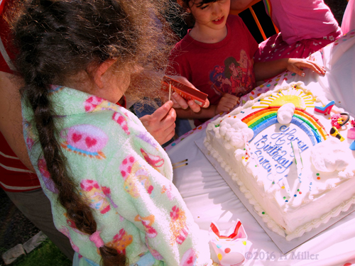 The Birthday Girl Is Excited For Cake The Birthday Girl Is Excited For Cake