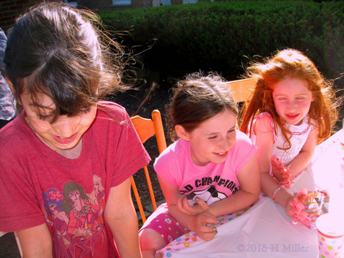 The Girls Talking Before Cake