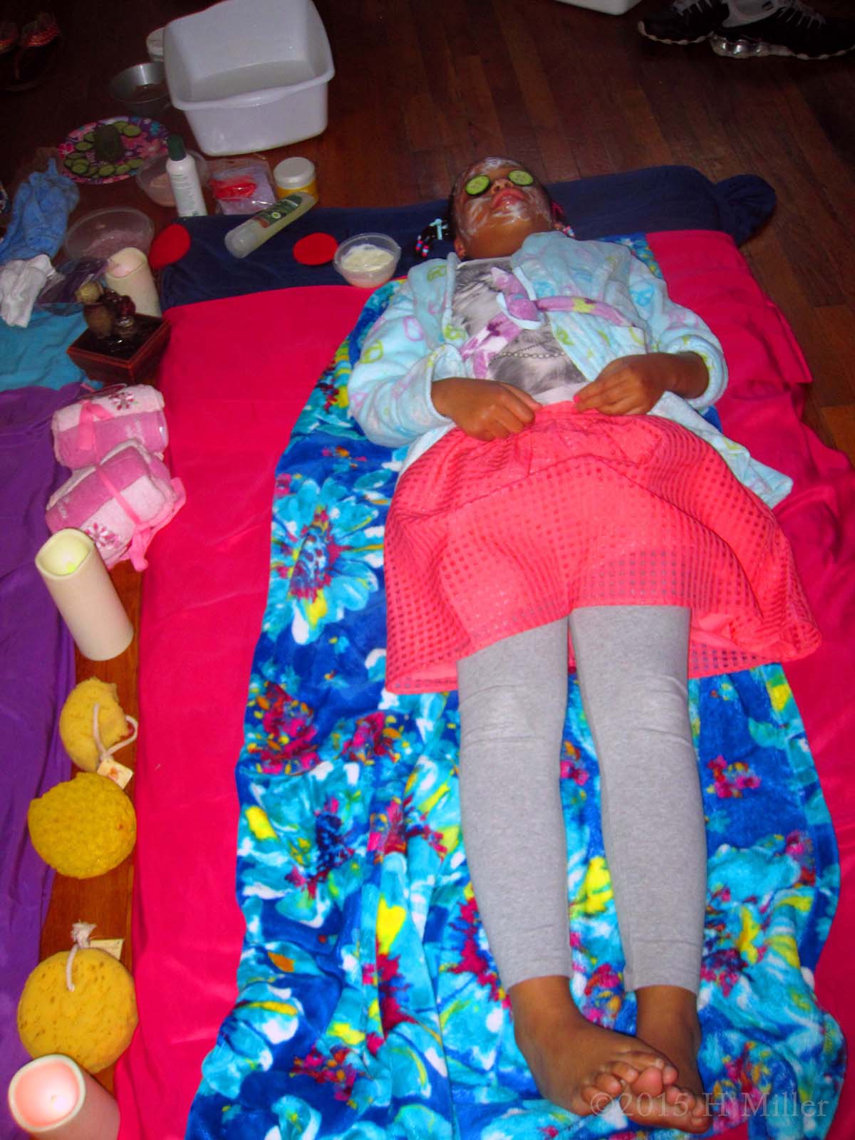 A Different View Of Her Kids Facial 