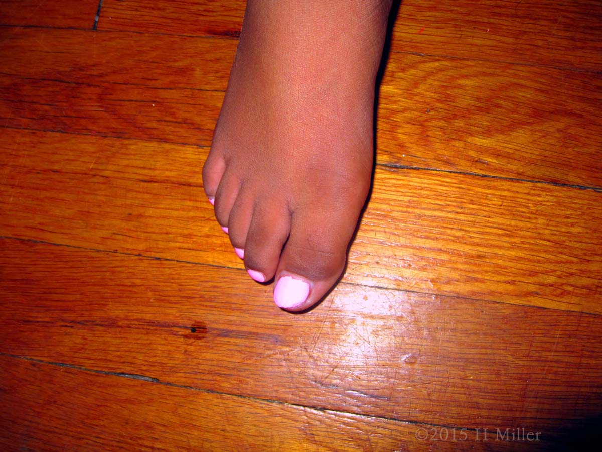 Pink Nails On The Other Pedicure