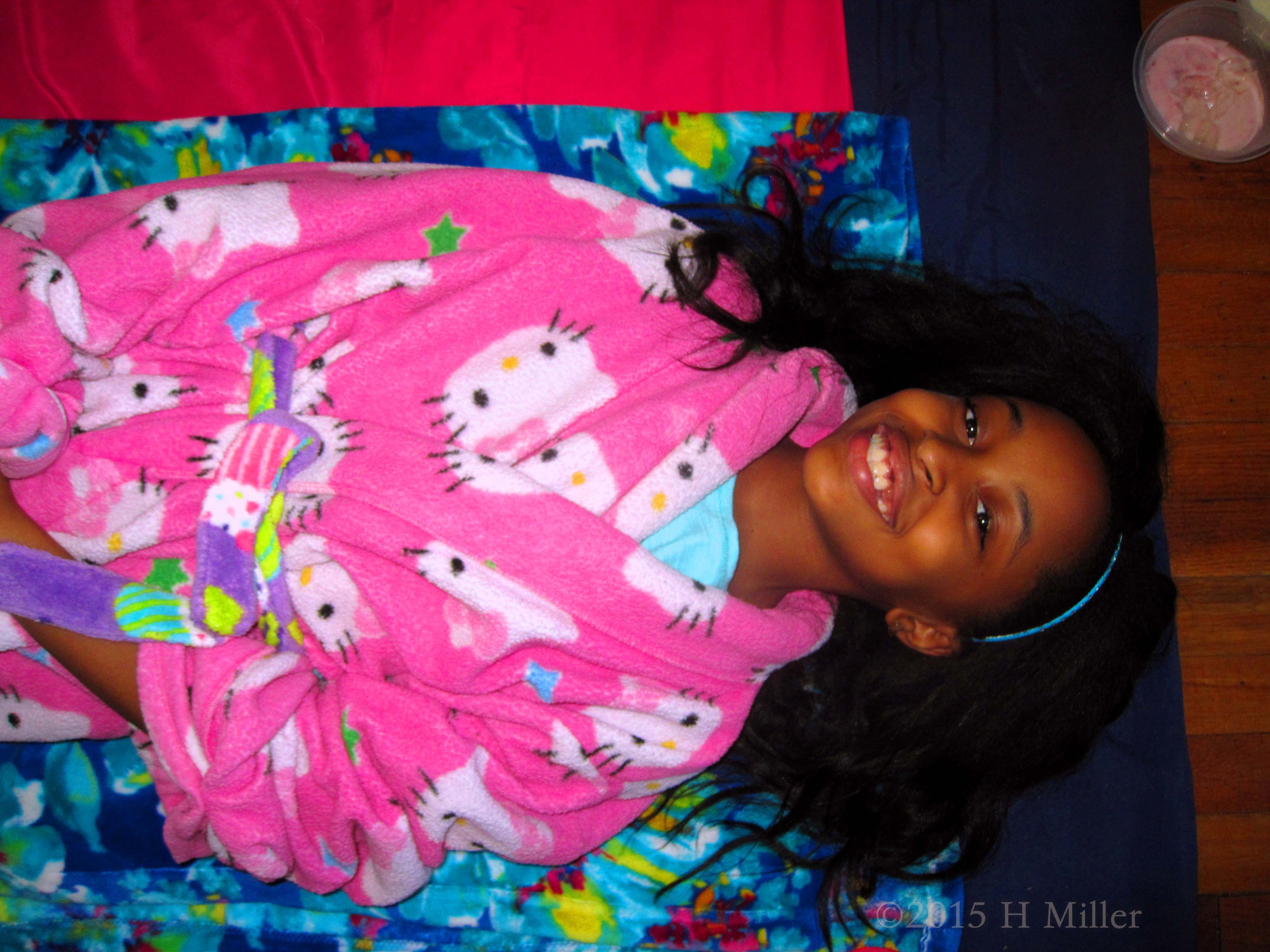 She Is Ready For Her Facial Activity! She Is Ready For Her Facial Activity!