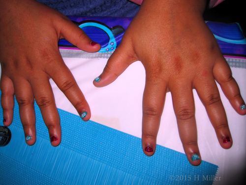 Another Girl Chooses Glitter And White Shatter