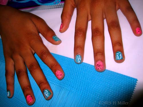 Custom Glitter And Shatter Designs