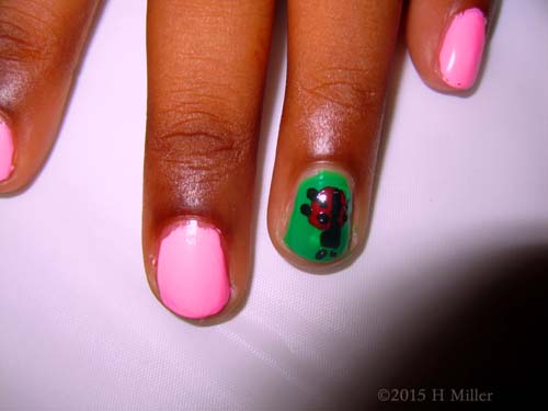 The Ladybug Might Crawl Away!