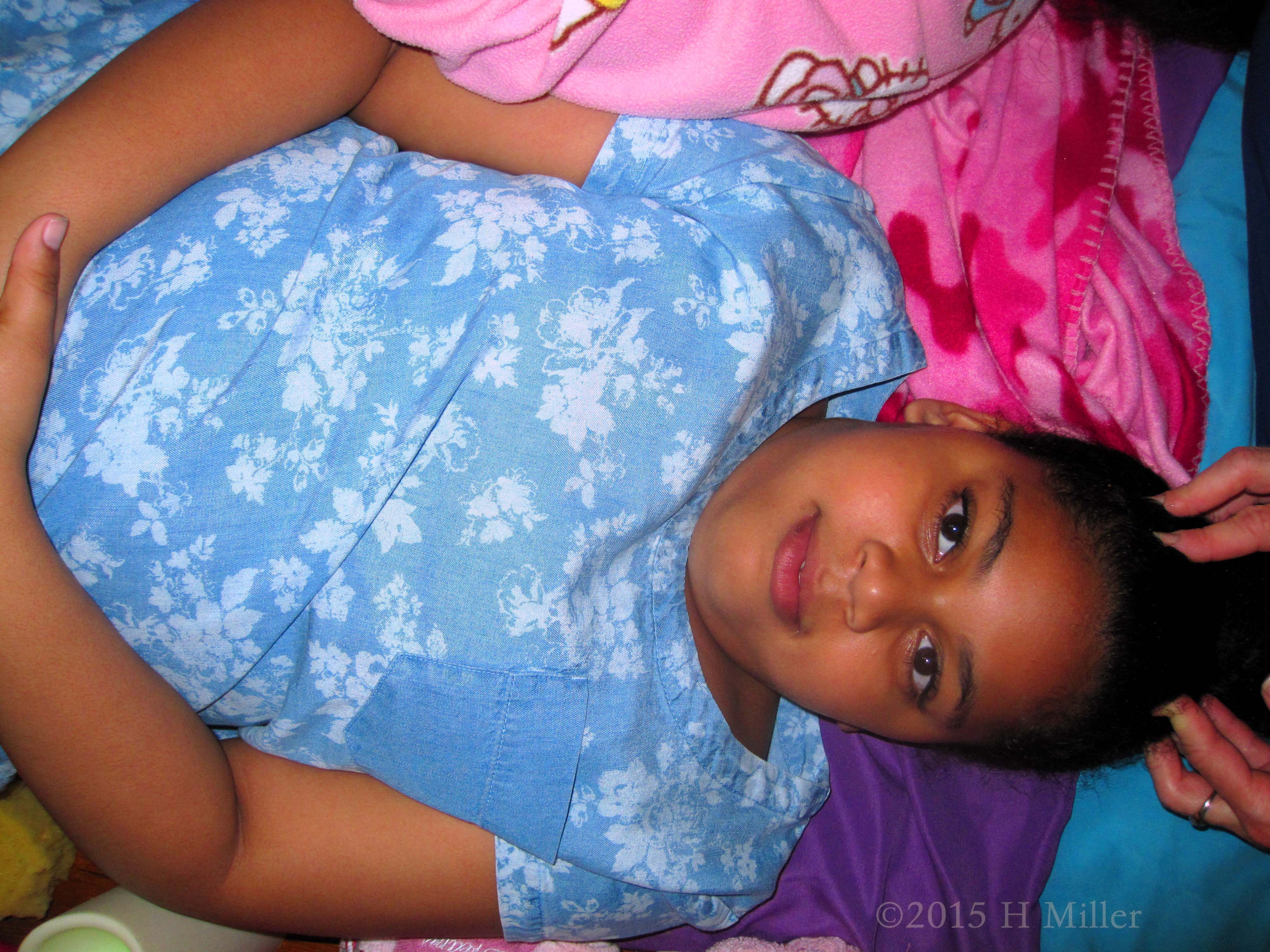 A Scalp Massage Starts The Facial Activity A Scalp Massage Starts The Facial Activity