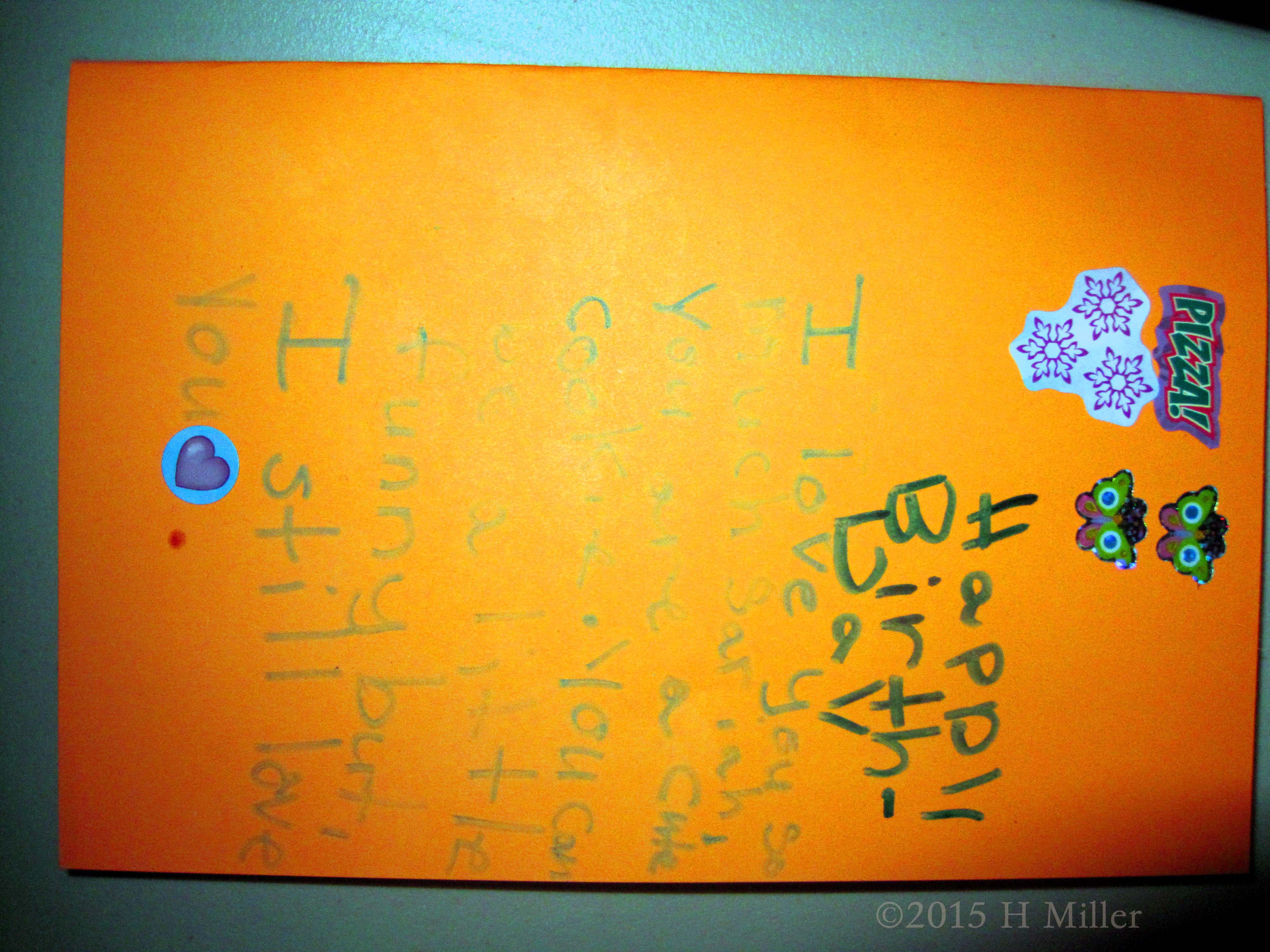 Another Girls Spa Party Birthday Card Another Girls Spa Party Birthday Card